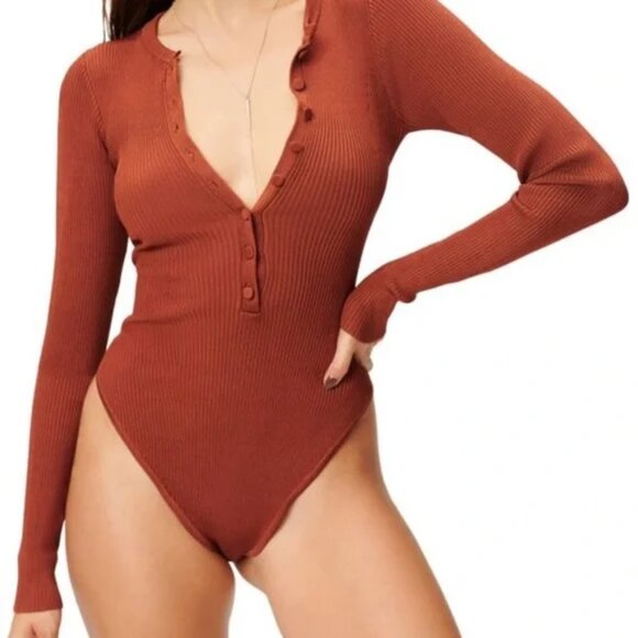 Good American Ribbed Knit Bodysuit - Picture 1 of 12